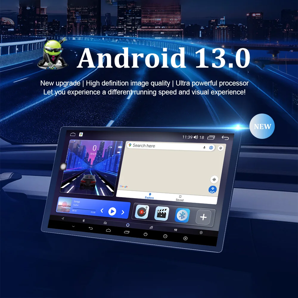 Для LADA Granta 2018 - 2019 Android 13 Авто Мультимедиа Радио Видео Плеер GPS Навигация Сенсорный экран DSP Стерео 4G LET Carplay Изображение 1