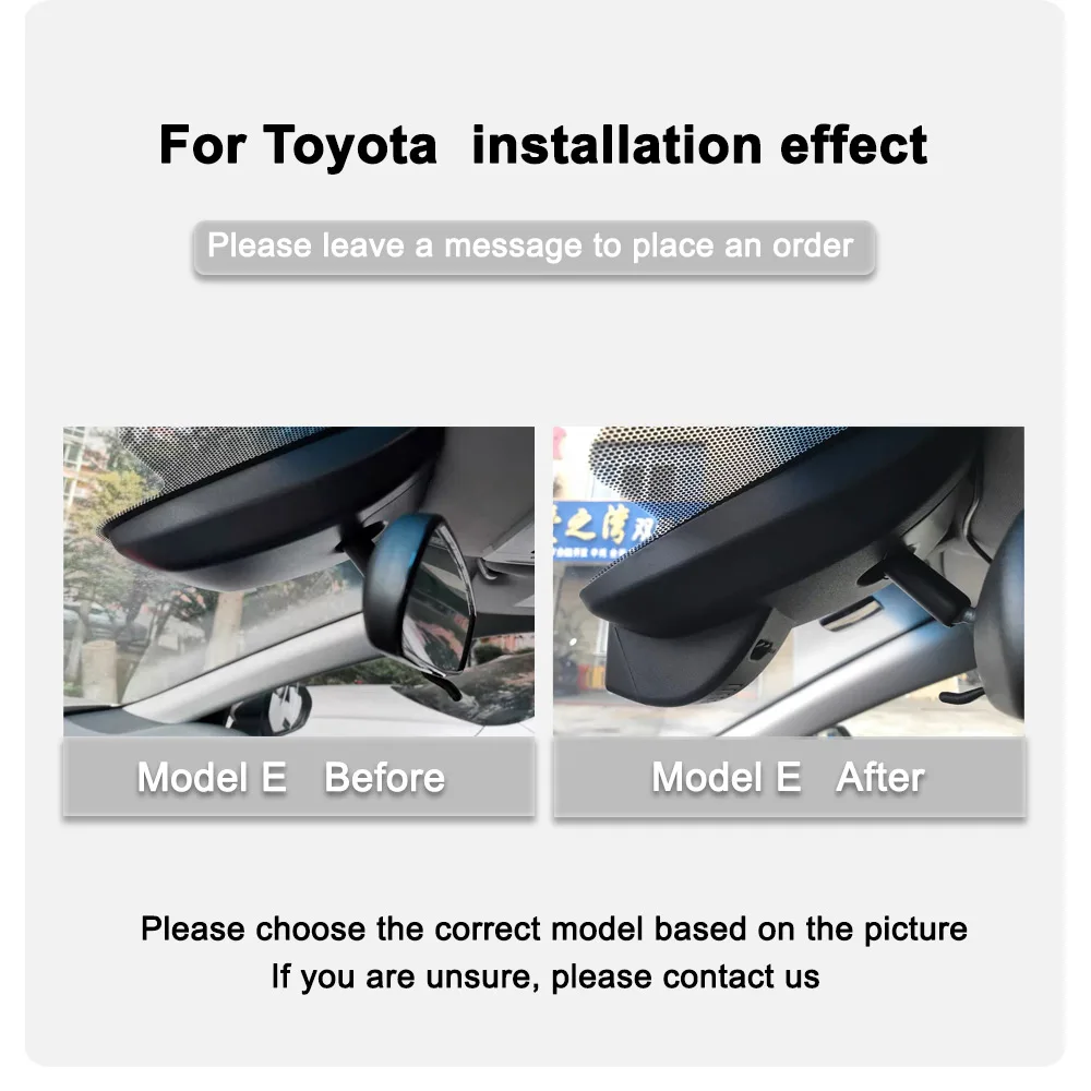Для Toyota Camry 2018 2019 2020 Передний и задний видеорегистратор 4K для автомобильного регистратора Видеорегистратор WIFI Автомобильные видеорегистраторы Изображение 1