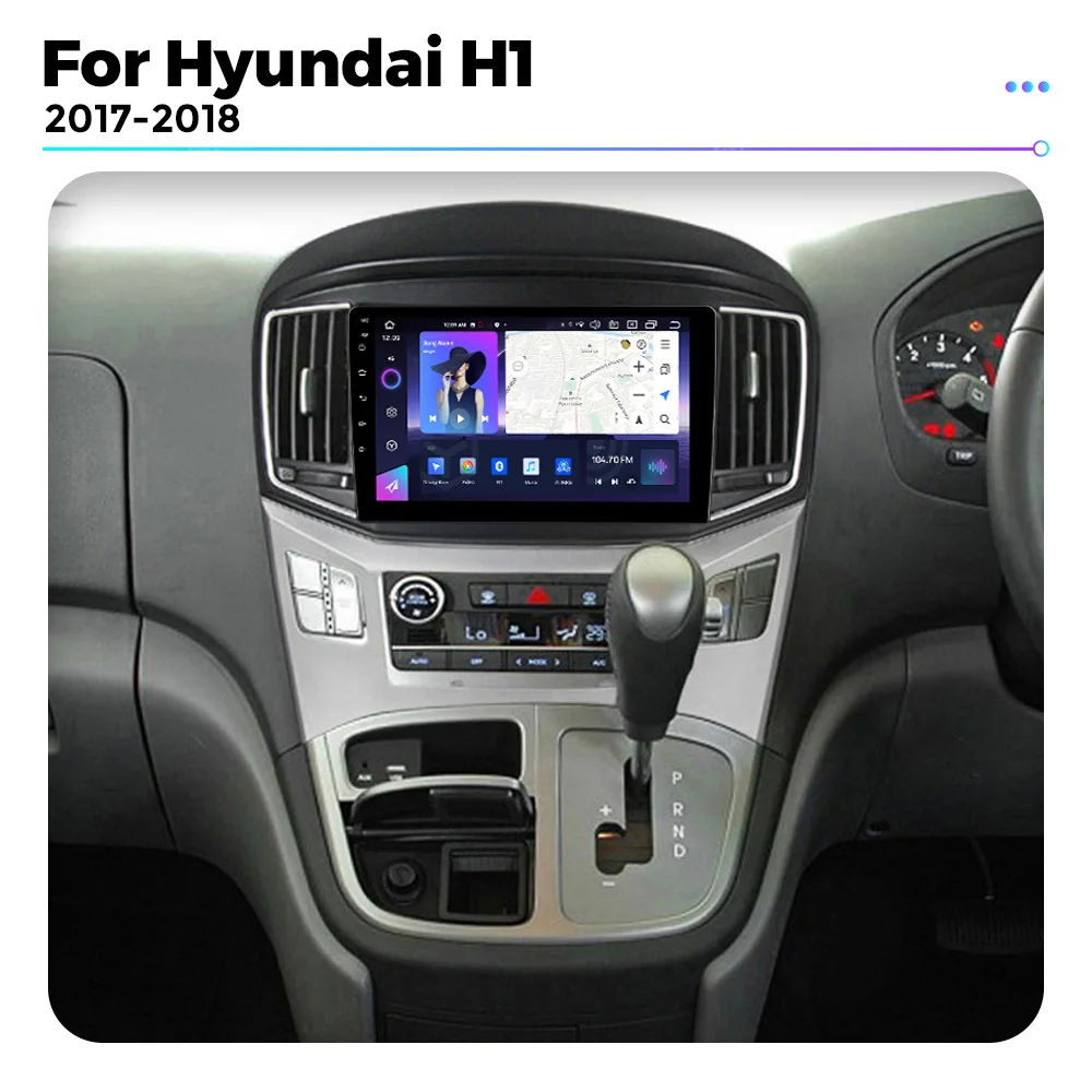 NF Двойной вентилятор охлаждения Android все в одном для Hyundai H1 II 2 TQ 2015-2021 Автомагнитола Мультимедийный плеер GPS MAP для беспроводного Carplay Изображение 1