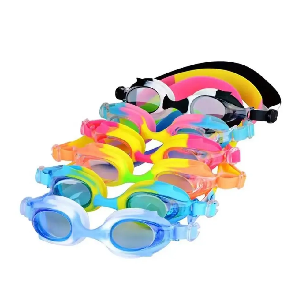Силиконовый материал Очки для дайвинга Анти-УФ Красочные очки для плавания Детские очки для плавания Детские очки для бассейна Очки для дайвинга Изображение 1