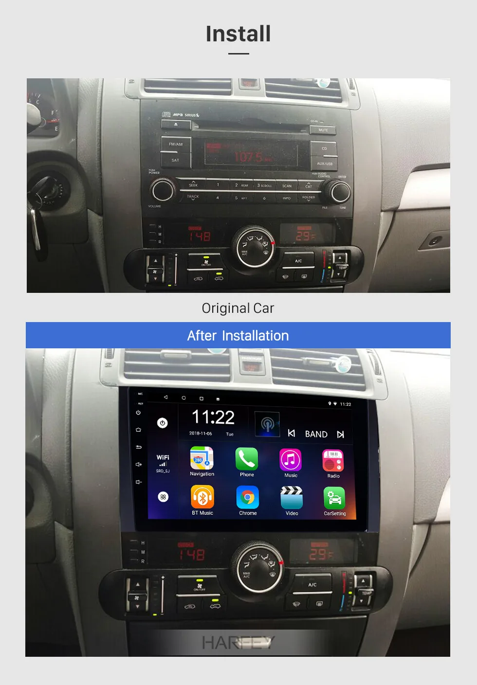 Для Kia Borrego 2008 2009-2016 Автомагнитола GPS Навиг Мультимедиа Авто Стерео Головное устройство Экран Аудио Видео Плеер Навигация Изображение 2