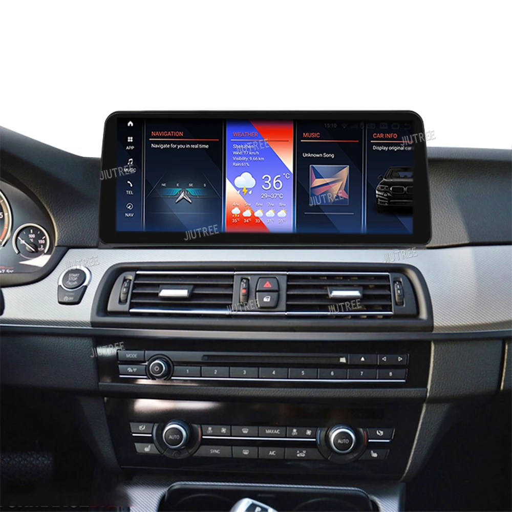ID8 Snapdragon 662 Android 12 Carplay Авто Радио GPS для BMW 5 серии F10 / F11 / 520 2011-2016 CIC NBT Система Авто Мультимедиа Навигация Изображение 2