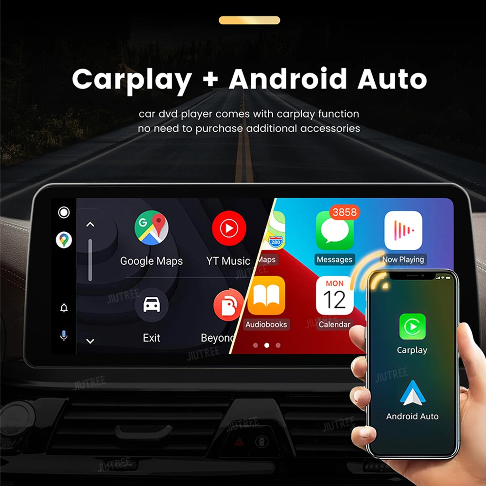 ID8 Snapdragon 662 Android 12 Carplay Авто Радио GPS для BMW 5 серии F10 / F11 / 520 2011-2016 CIC NBT Система Авто Мультимедиа Навигация Изображение 3