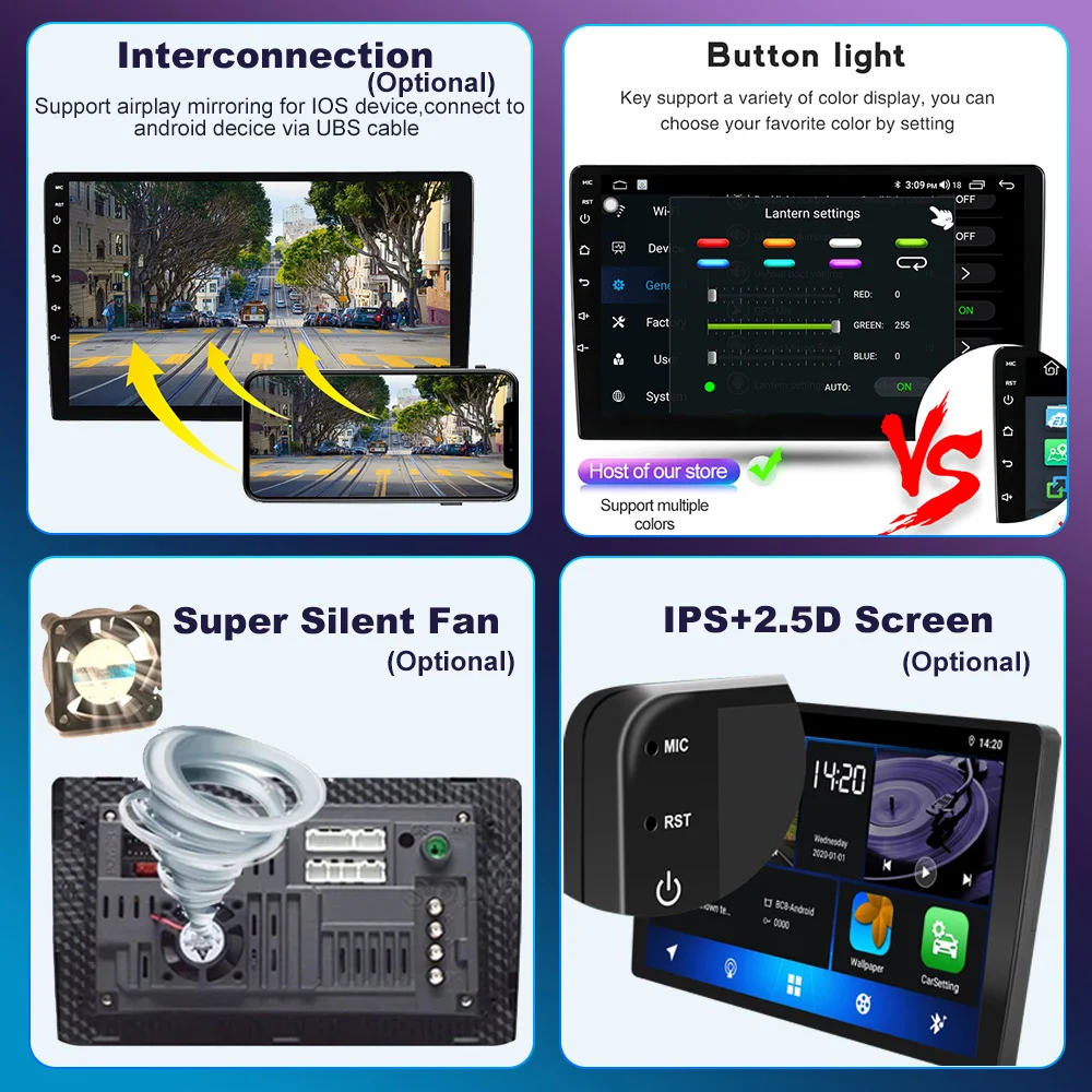Android 13.0 для Nissan NAVARA Frontier NP300 2015 2016 2017 Автоплеер Видеонавигация Радио Мультимедиа WiFi Bluetooth GPS Изображение 4
