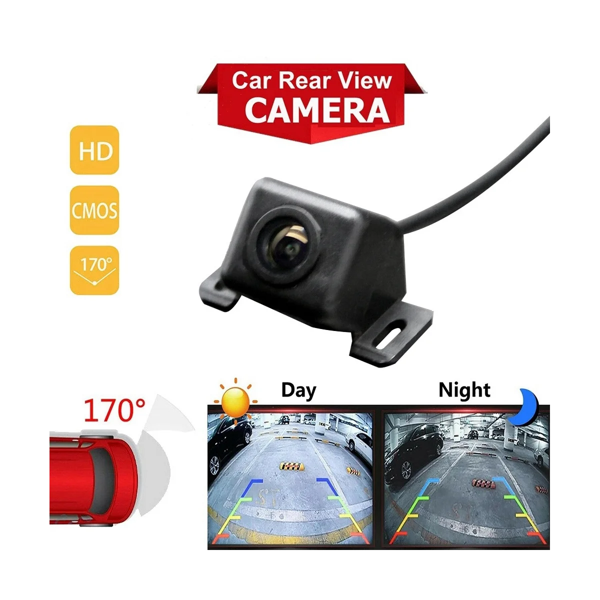 Автомобильная задний вид заднего вида Резервная парковочная камера AHD для Infiniti Q70 Q70L QX30 QX50 QX56 QX60 QX70 QX80 Изображение 4