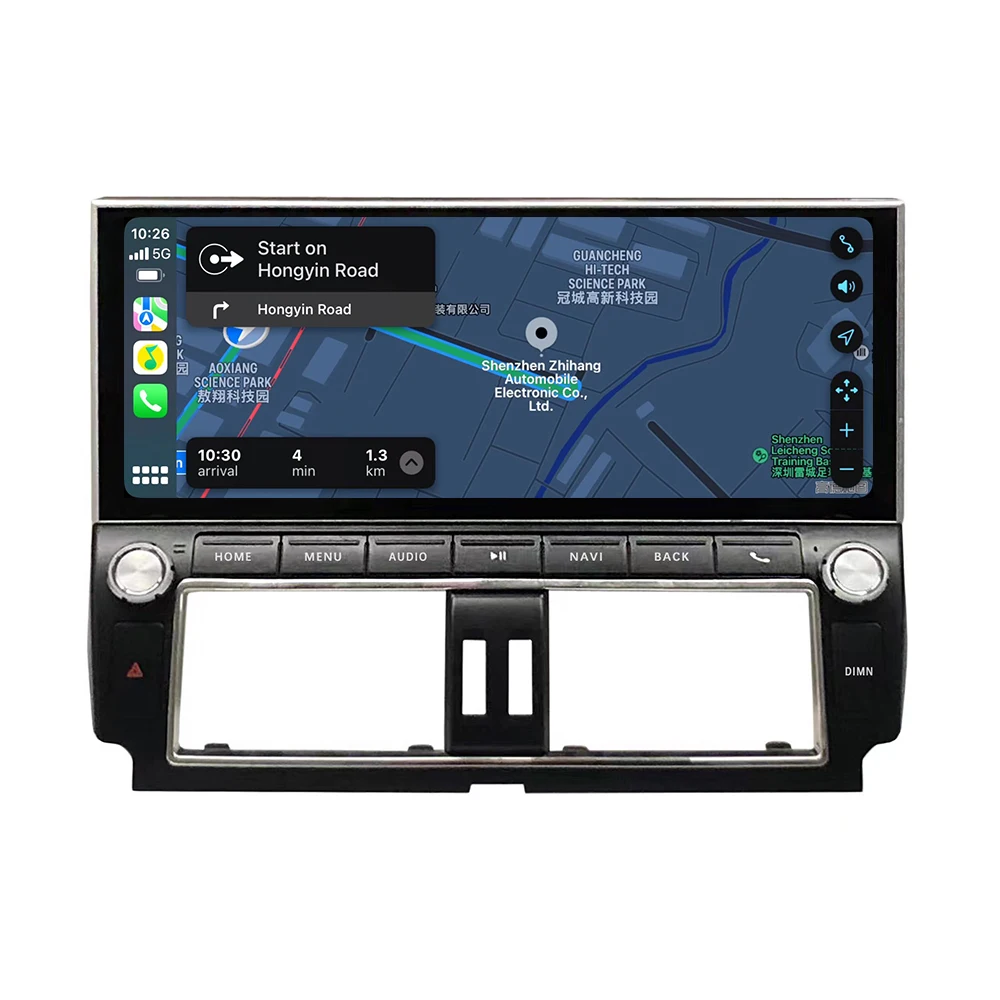 12,3 дюйма Автомагнитола для Toyota Land Cruiser Prado 2010-2013 Мультимедийный плеер Android Auto GPS Навигация Carplay Головное устройство Изображение 4