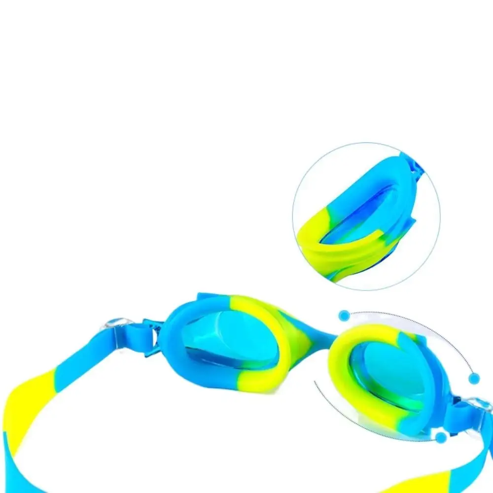 Силиконовый материал Очки для дайвинга Анти-УФ Красочные очки для плавания Детские очки для плавания Детские очки для бассейна Очки для дайвинга Изображение 4