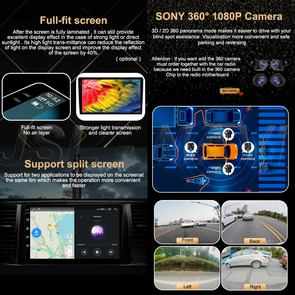 Android 13 Автомагнитола для Volkswagen Polo Mk6 VI 2020 - 2022 Видео Мультимедийный плеер Навигация GPS Carplay Auto BT Сенсорный экран Изображение 5
